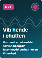 Vib hende i chatten