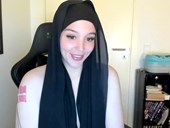 Show fra Sexy Zainab - lækkert dejligt kontor show
